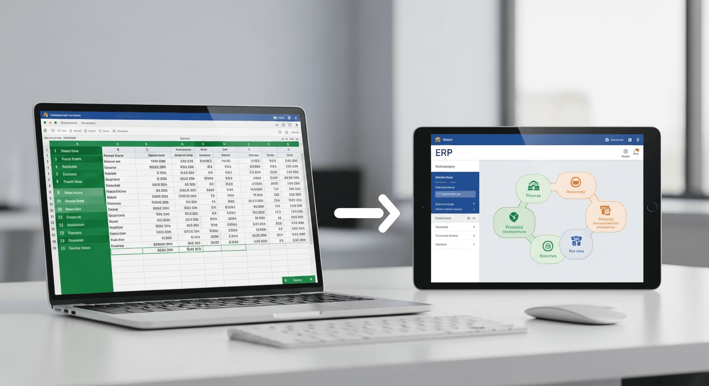 Tutorial: Cómo llevar un control de inventario en Excel (y cuándo migrar a un ERP)