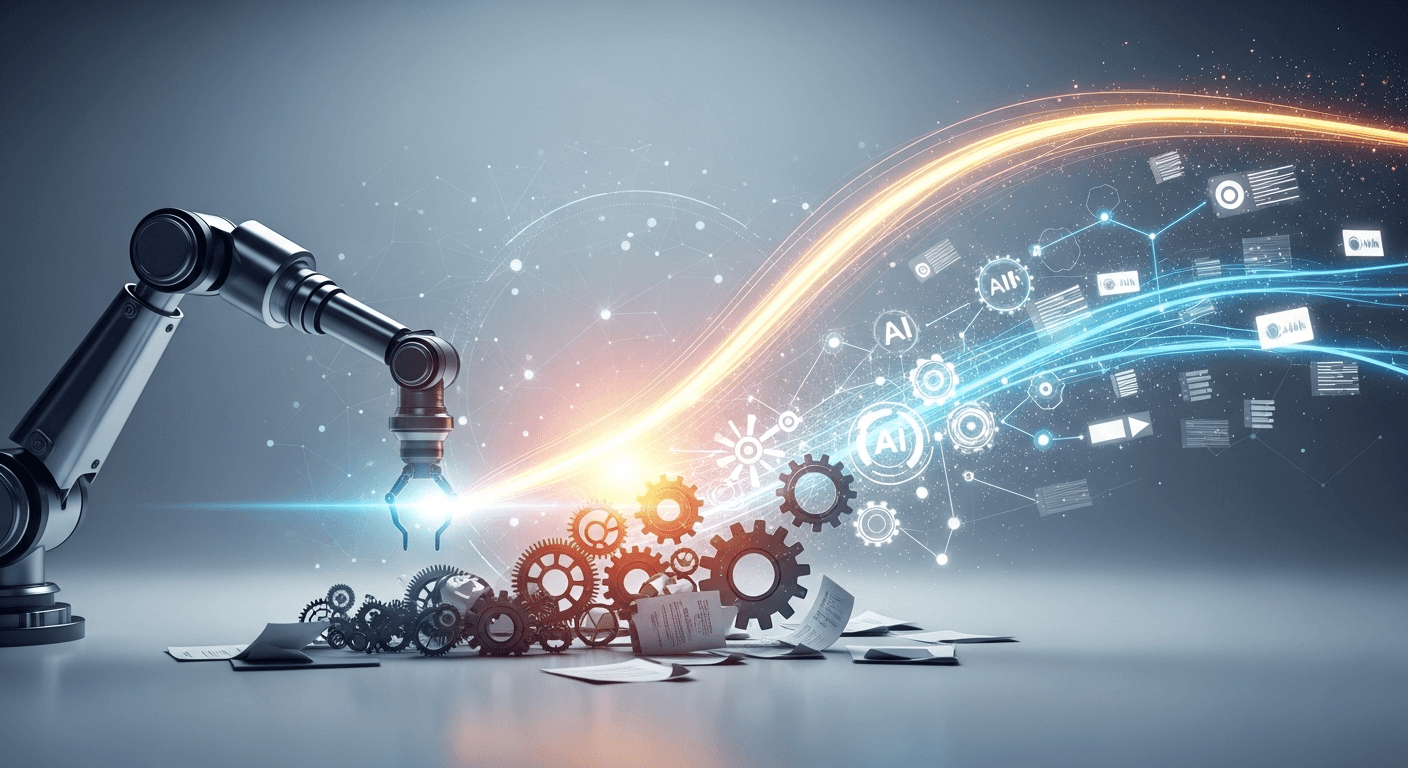 Automatización robótica de procesos (RPA) con IA: El fin de las tareas manuales