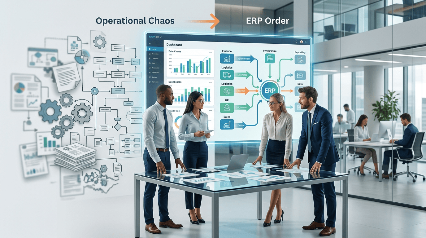 Cómo un ERP System Software elimina el caos operativo en tu empresa