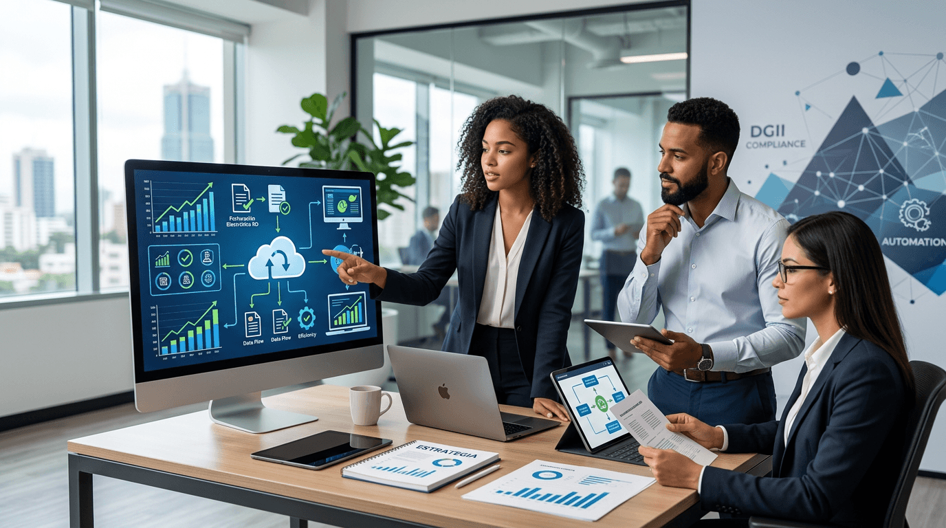 Sistema de facturación electrónica automatizado para empresas en crecimiento en República Dominicana